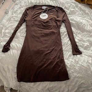 Princess Polly Nolan Mini Dress Brown Size 12